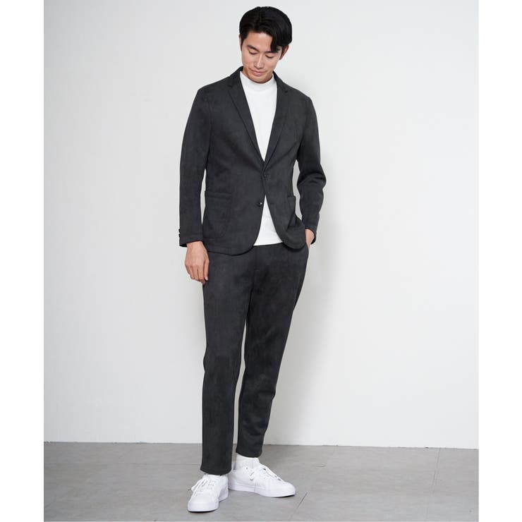 【セットアップ対応】GOKU楽ワークスエードライクジャケット | ikka  | 詳細画像5 