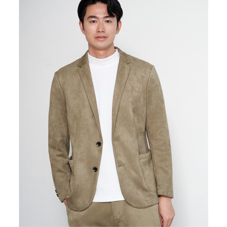 【セットアップ対応】GOKU楽ワークスエードライクジャケット | ikka  | 詳細画像6 