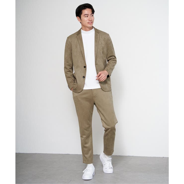 【セットアップ対応】GOKU楽ワークスエードライクジャケット | ikka  | 詳細画像7 