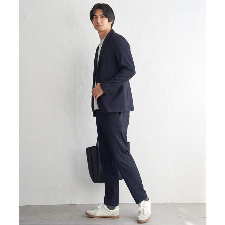 【セットアップ対応】GOKU楽ワークサッカージャケット | ikka  | 詳細画像11 