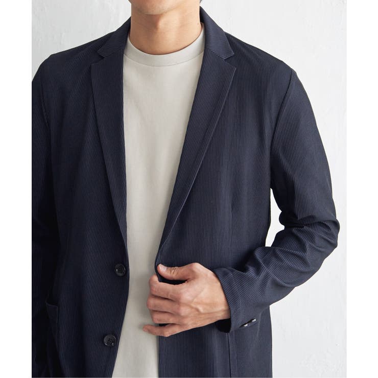 【セットアップ対応】GOKU楽ワークサッカージャケット | ikka  | 詳細画像14 