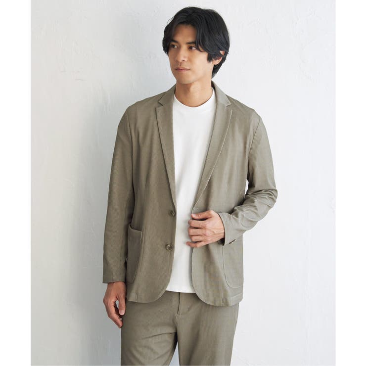 【セットアップ対応】GOKU楽ワークサッカージャケット | ikka  | 詳細画像16 