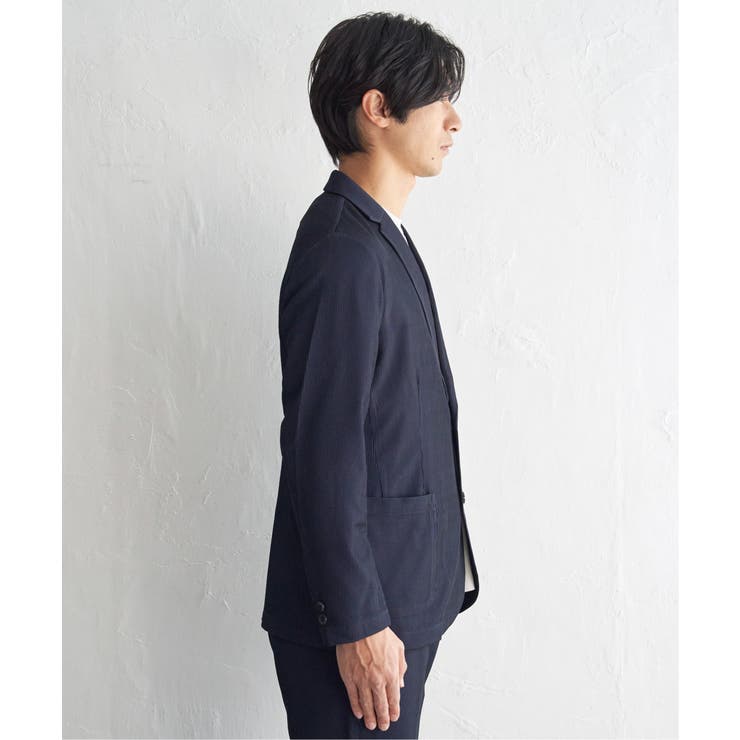 【セットアップ対応】GOKU楽ワークサッカージャケット | ikka  | 詳細画像19 