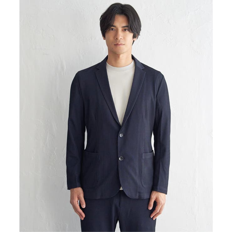 【セットアップ対応】GOKU楽ワークサッカージャケット | ikka  | 詳細画像21 