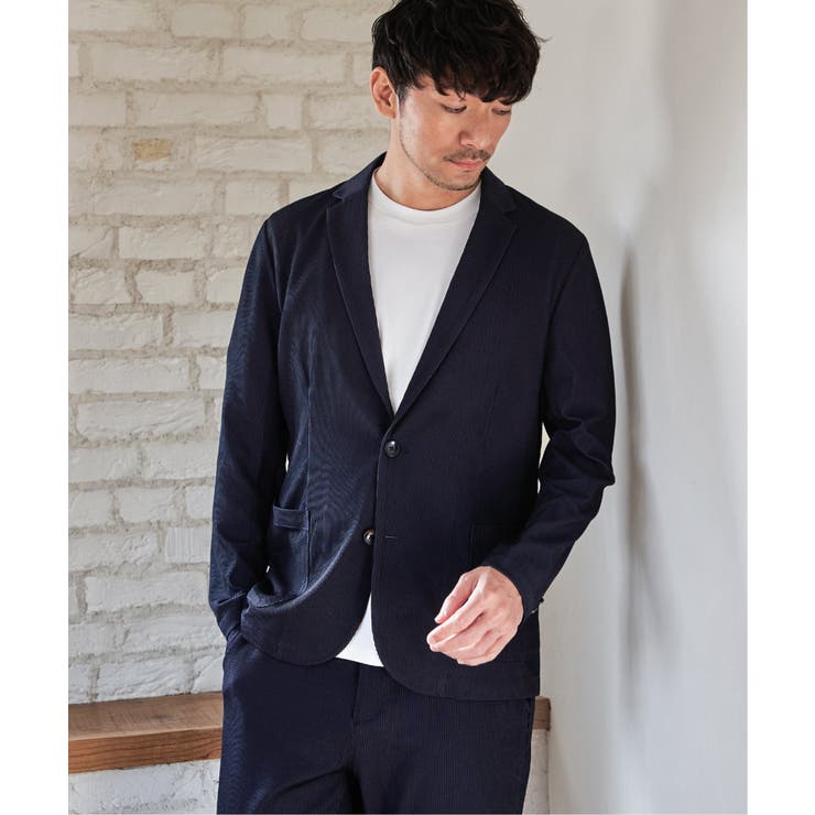 【セットアップ対応】GOKU楽ワークサッカージャケット | ikka  | 詳細画像2 