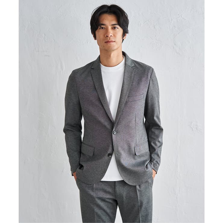 【セットアップ対応】BLKバーズアイカノコジャケット | ikka  | 詳細画像8 