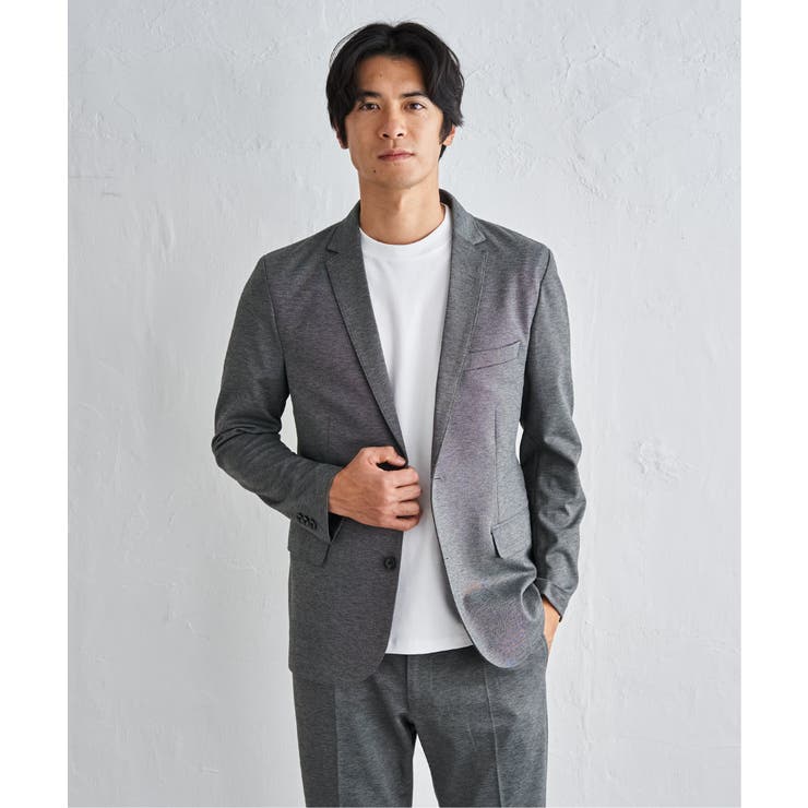 【セットアップ対応】BLKバーズアイカノコジャケット | ikka  | 詳細画像9 