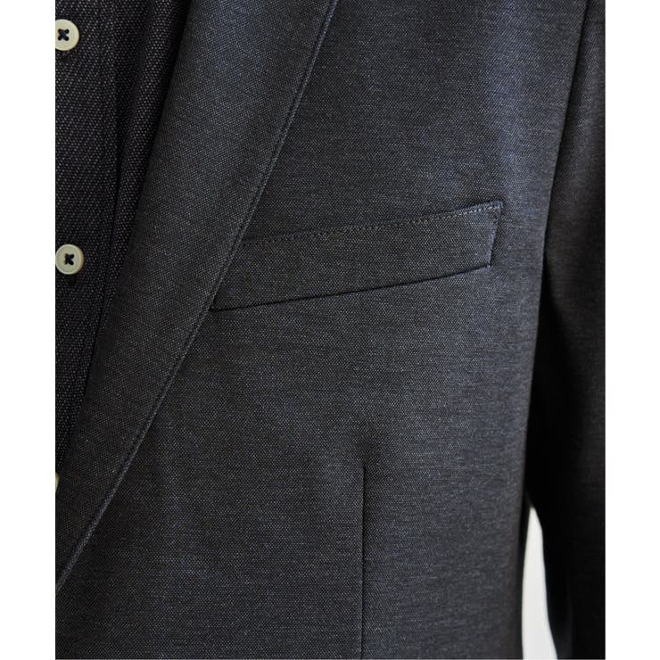 【セットアップ対応】BLKバーズアイカノコジャケット | ikka  | 詳細画像23 