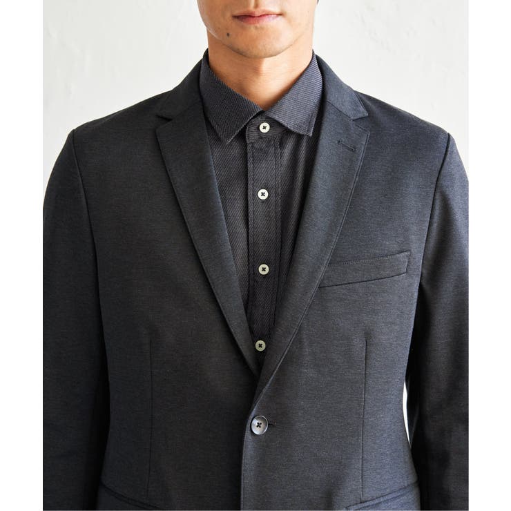 【セットアップ対応】BLKバーズアイカノコジャケット | ikka  | 詳細画像24 