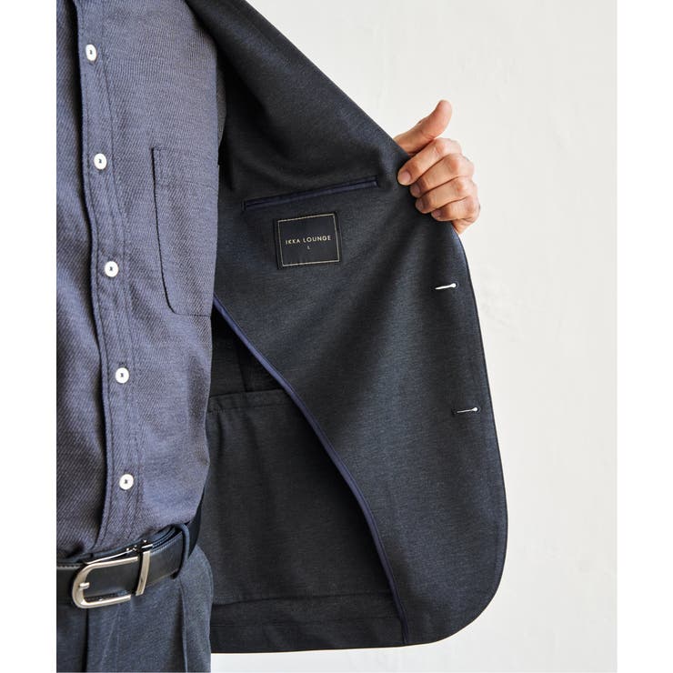 【セットアップ対応】BLKバーズアイカノコジャケット | ikka  | 詳細画像27 