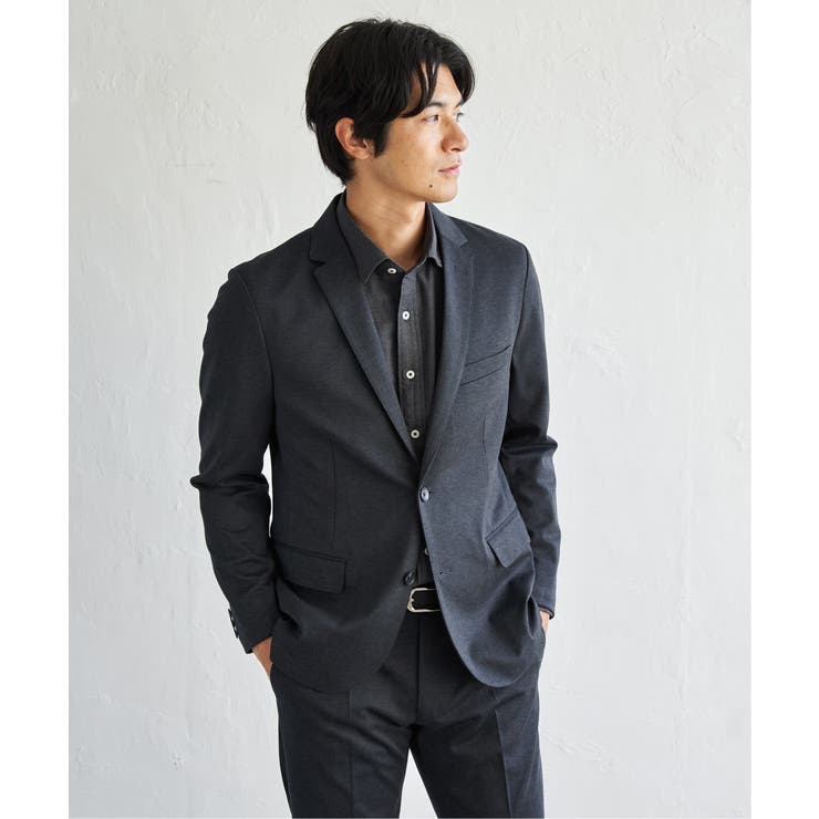 【セットアップ対応】BLKバーズアイカノコジャケット | ikka  | 詳細画像3 