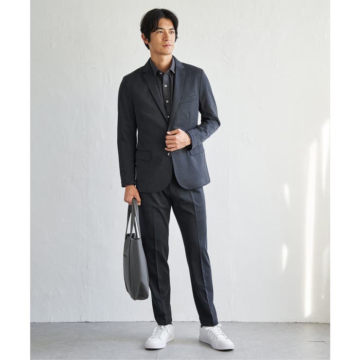 【セットアップ対応】BLKバーズアイカノコジャケット | ikka  | 詳細画像4 