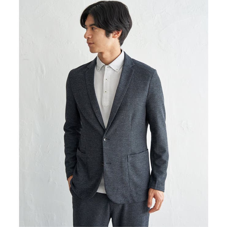 【セットアップ対応】GOKU楽ワークメランジライトジャケット | ikka  | 詳細画像7 