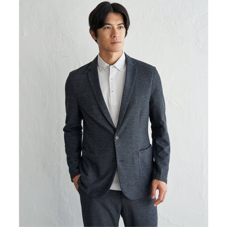 【セットアップ対応】GOKU楽ワークメランジライトジャケット | ikka  | 詳細画像8 