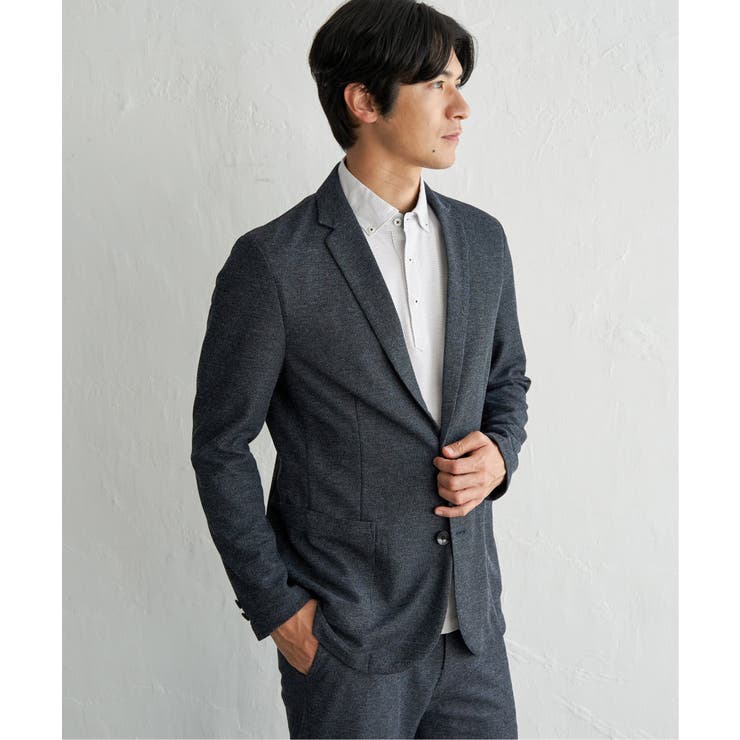 【セットアップ対応】GOKU楽ワークメランジライトジャケット | ikka  | 詳細画像9 