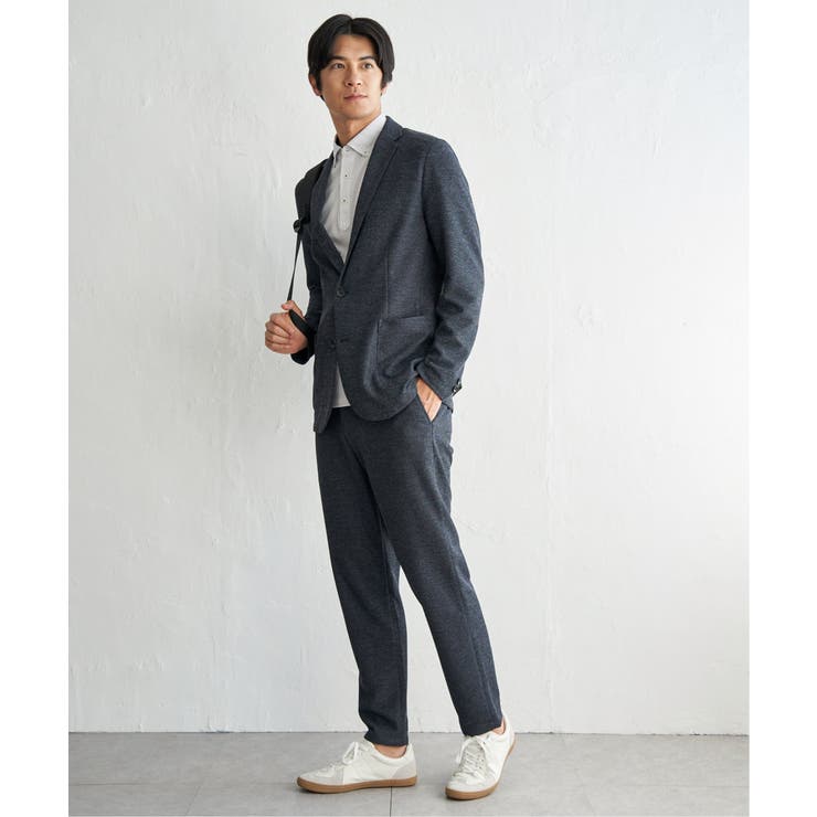 【セットアップ対応】GOKU楽ワークメランジライトジャケット | ikka  | 詳細画像10 