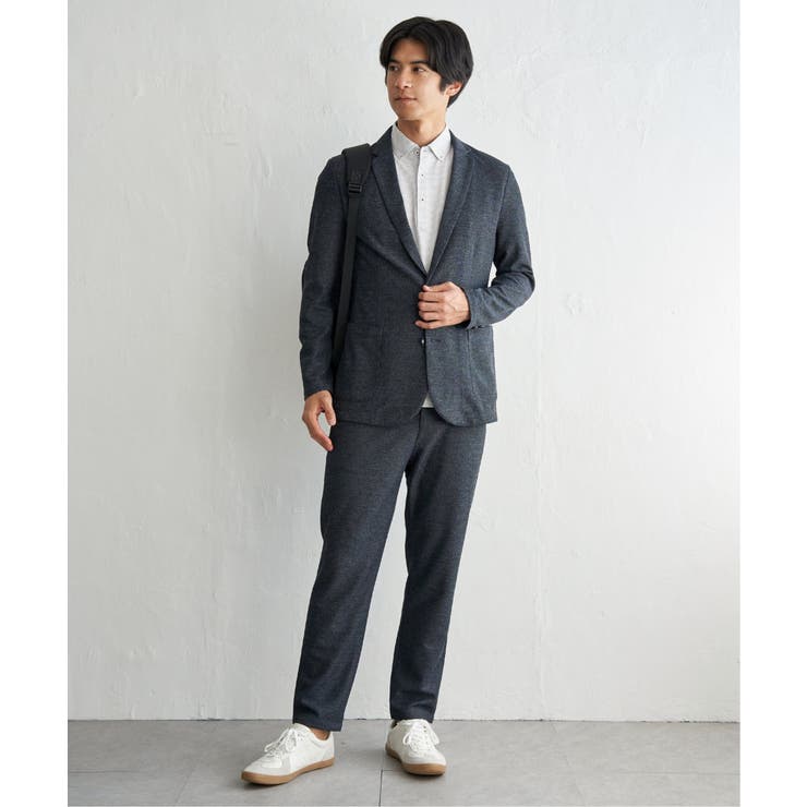 【セットアップ対応】GOKU楽ワークメランジライトジャケット | ikka  | 詳細画像11 