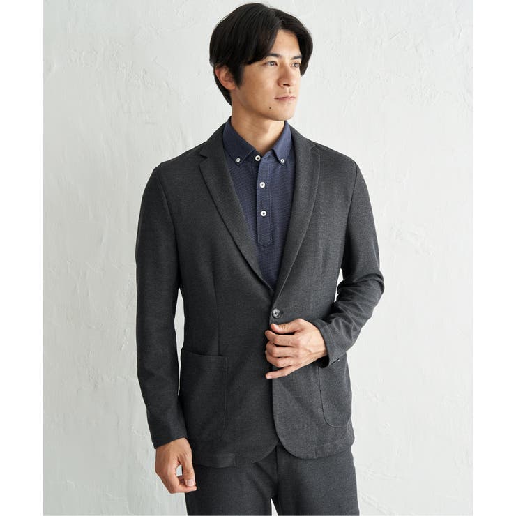 【セットアップ対応】GOKU楽ワークメランジライトジャケット | ikka  | 詳細画像13 