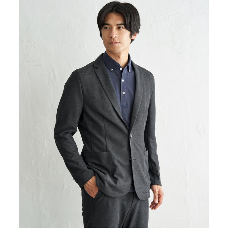 【セットアップ対応】GOKU楽ワークメランジライトジャケット | ikka  | 詳細画像14 