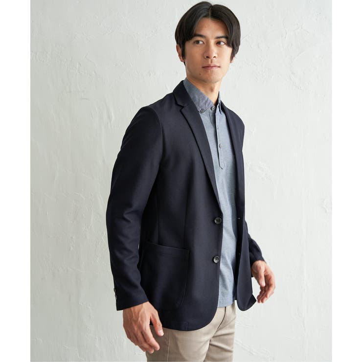 【セットアップ対応】GOKU楽ワークメランジライトジャケット | ikka  | 詳細画像18 