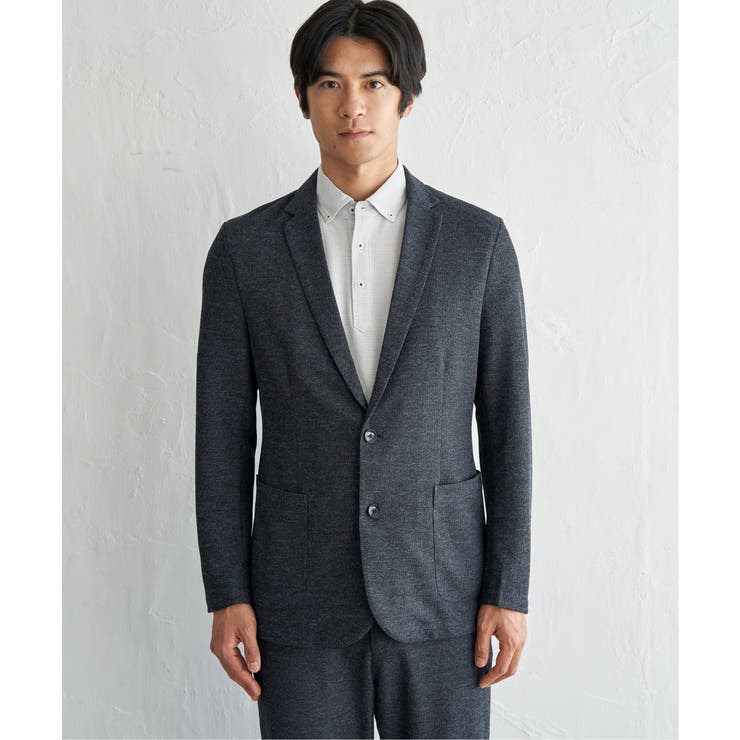 【セットアップ対応】GOKU楽ワークメランジライトジャケット | ikka  | 詳細画像24 