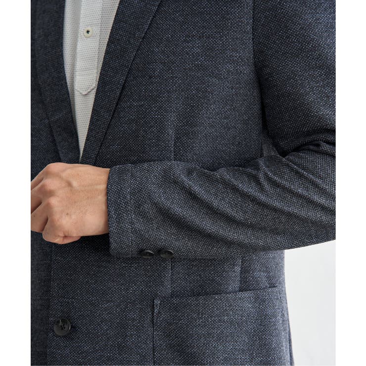 【セットアップ対応】GOKU楽ワークメランジライトジャケット | ikka  | 詳細画像26 