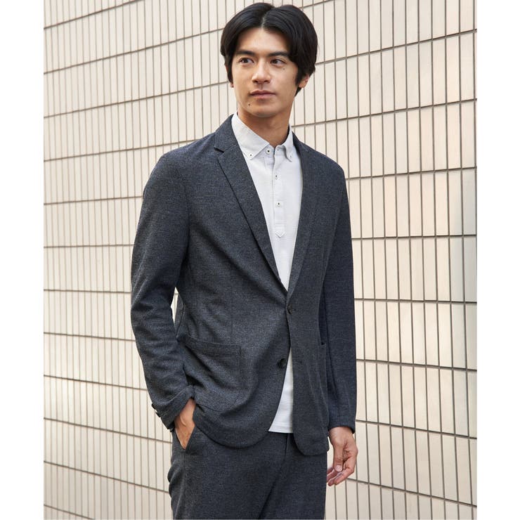 【セットアップ対応】GOKU楽ワークメランジライトジャケット | ikka  | 詳細画像2 