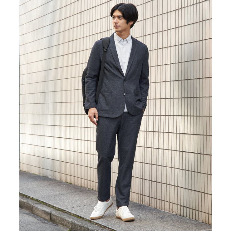 【セットアップ対応】GOKU楽ワークメランジライトジャケット | ikka  | 詳細画像5 