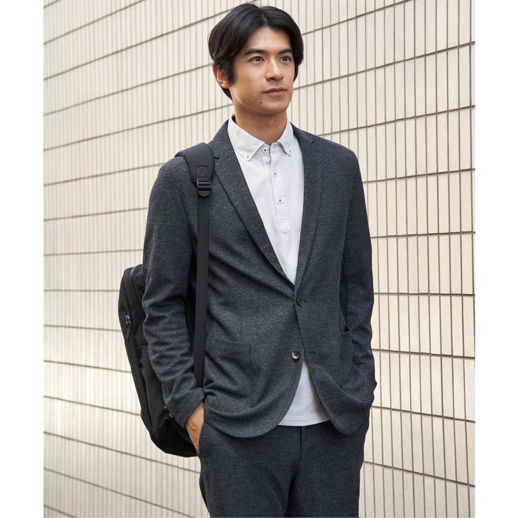 【セットアップ対応】GOKU楽ワークメランジライトジャケット | ikka  | 詳細画像6 