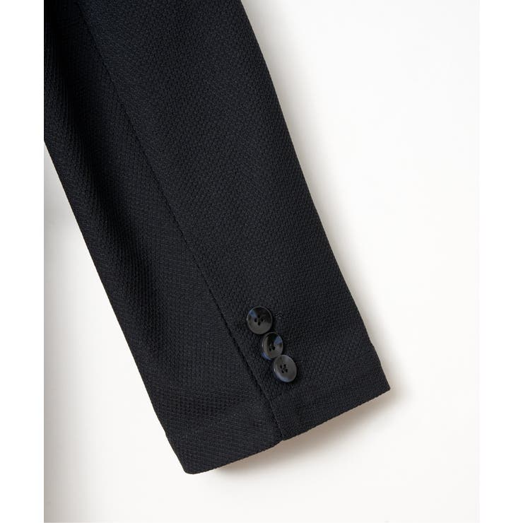 【セットアップ対応】BLKライト鹿の子ジャケット | ikka  | 詳細画像16 