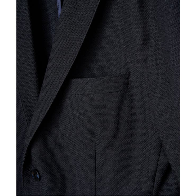 【セットアップ対応】BLKライト鹿の子ジャケット | ikka  | 詳細画像21 