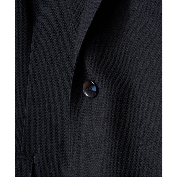 【セットアップ対応】BLKライト鹿の子ジャケット | ikka  | 詳細画像22 