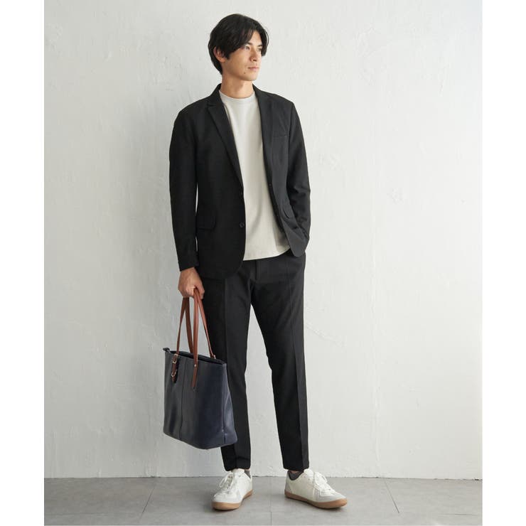 【セットアップ対応】BLKライト鹿の子ジャケット | ikka  | 詳細画像5 