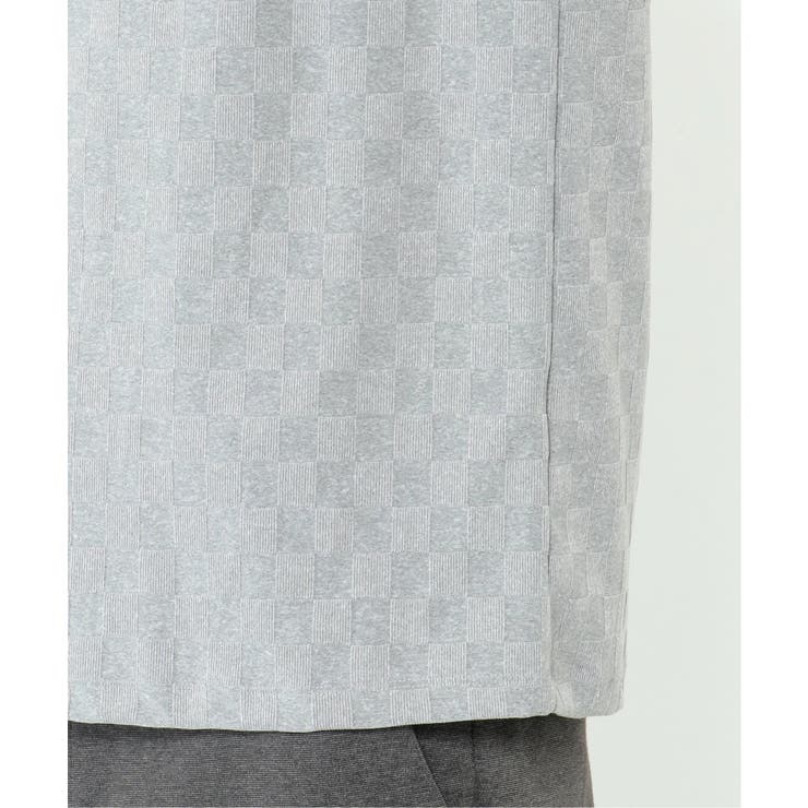 リンクスジャガード市松ロンT | ikka  | 詳細画像7 