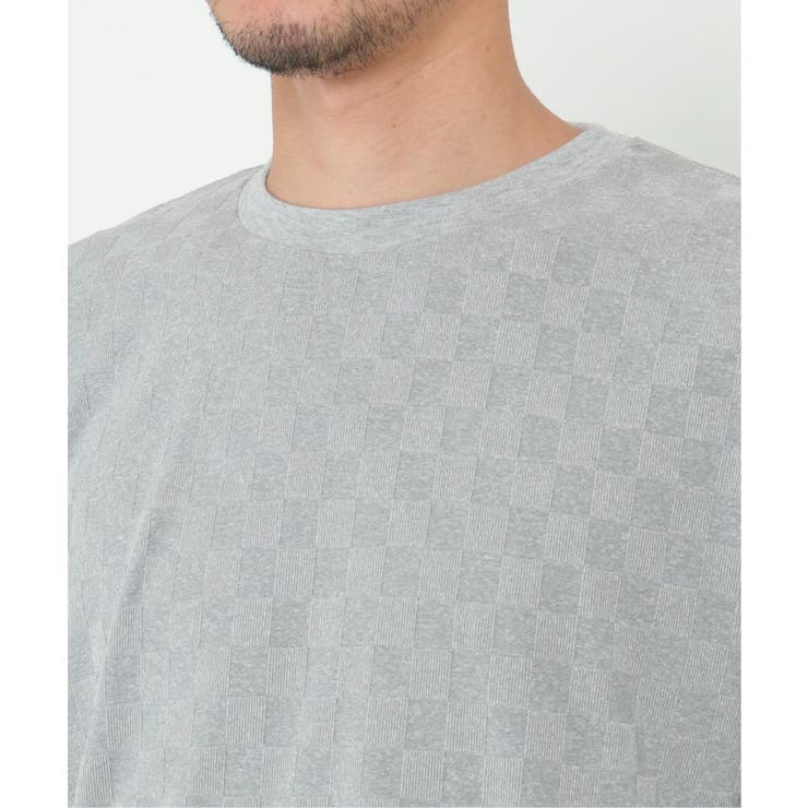 リンクスジャガード市松ロンT | ikka  | 詳細画像8 