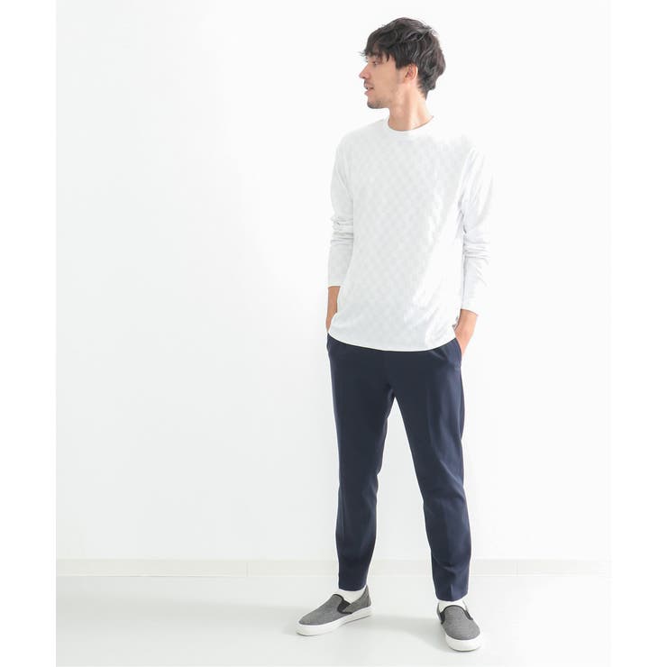 リンクスジャガード市松ロンT | ikka  | 詳細画像14 