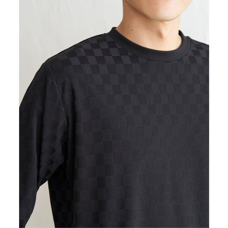 リンクスジャガード市松ロンT | ikka  | 詳細画像11 