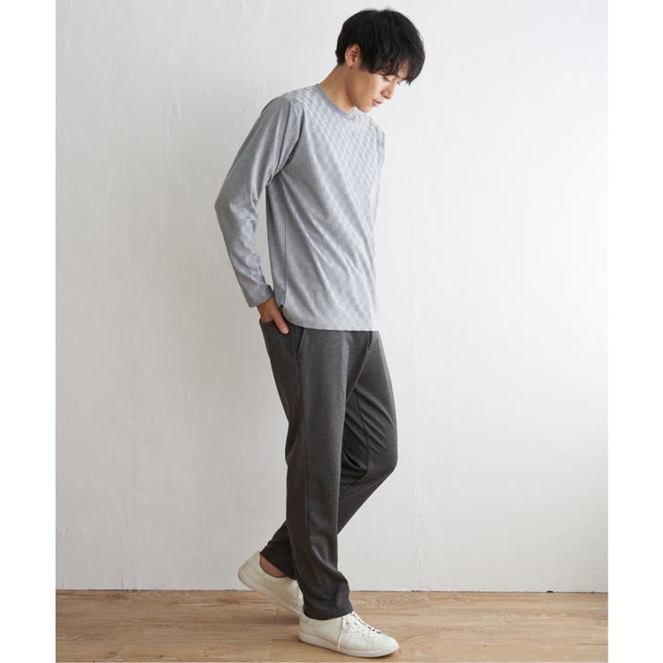 リンクスジャガード市松ロンT | ikka  | 詳細画像6 