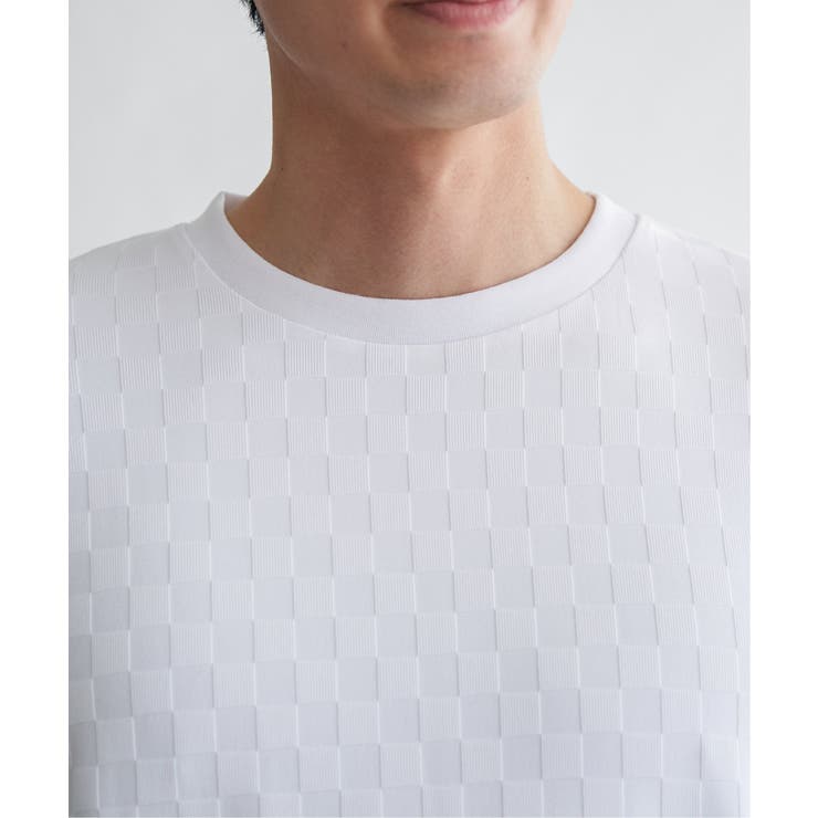 リンクスジャカード市松ロンT | ikka  | 詳細画像25 