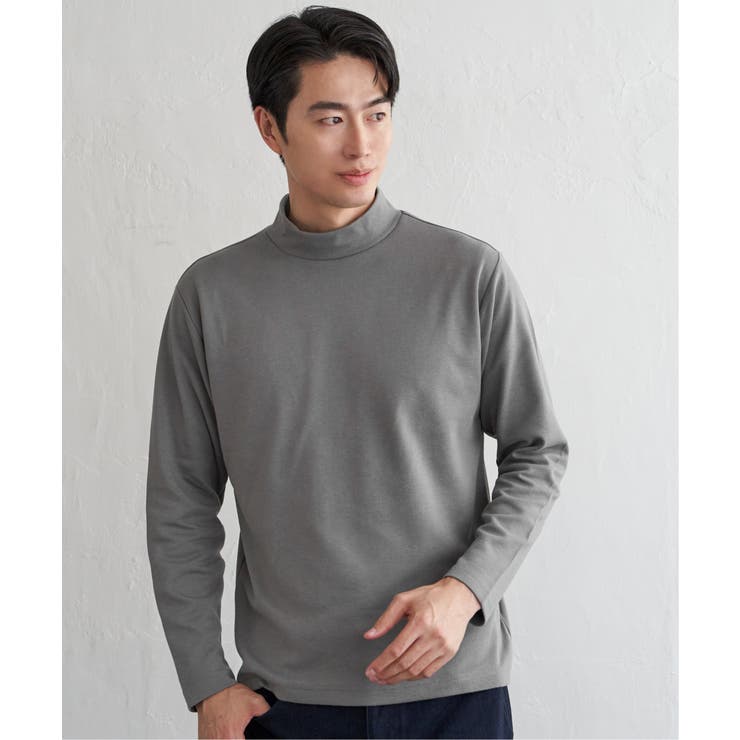 グレー | ポンチモックネックロンT | ikka 