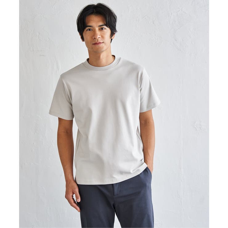 ライトグレー | 冷感ポンチジャケットTシャツ | ikka 
