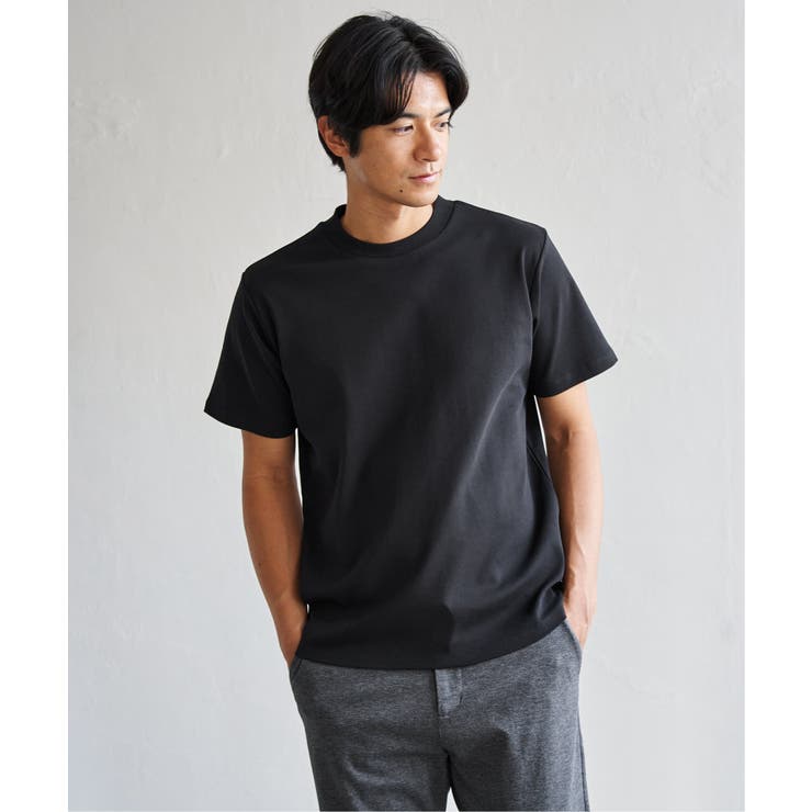 ブラック | 冷感ポンチジャケットTシャツ | ikka 