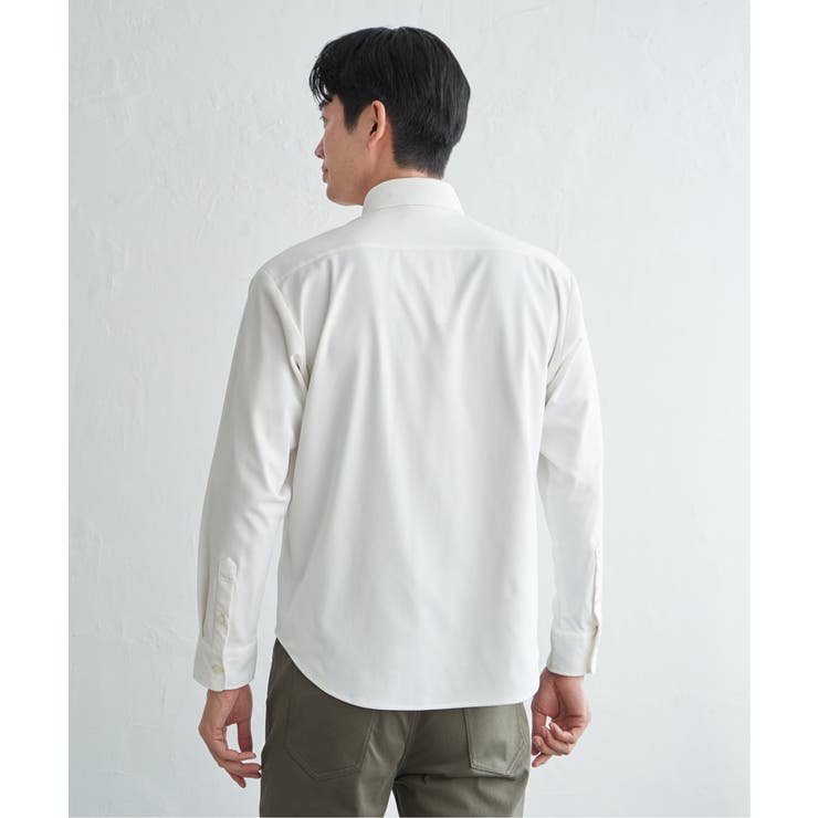 GOKU楽ワークワッフルスイスカラーシャツ | ikka  | 詳細画像27 