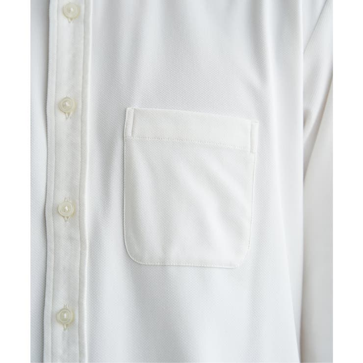 GOKU楽ワークワッフルスイスカラーシャツ | ikka  | 詳細画像34 