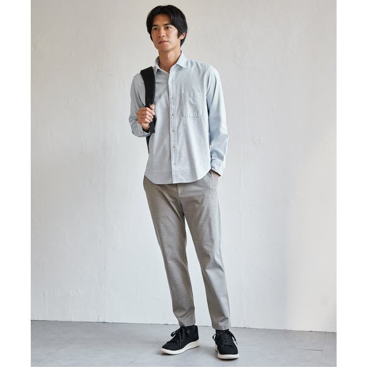 デニムライクスイスカラーシャツ | ikka  | 詳細画像7 