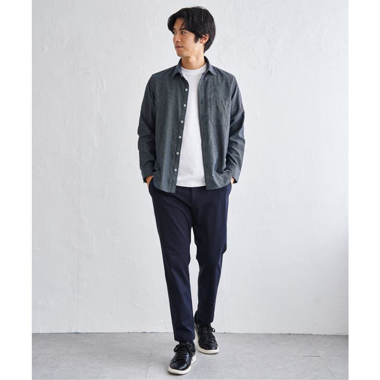 デニムライクスイスカラーシャツ | ikka  | 詳細画像20 