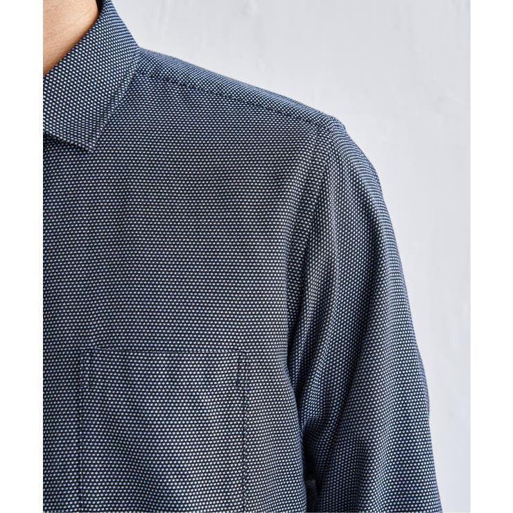 デニムライクスイスカラーシャツ | ikka  | 詳細画像25 