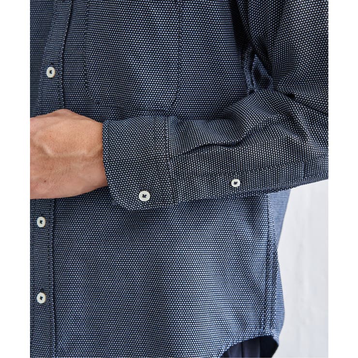 デニムライクスイスカラーシャツ | ikka  | 詳細画像26 