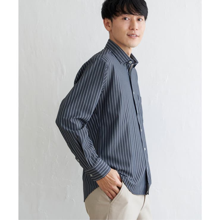 GOKU楽ワークスイスカラーシャツ | ikka  | 詳細画像12 