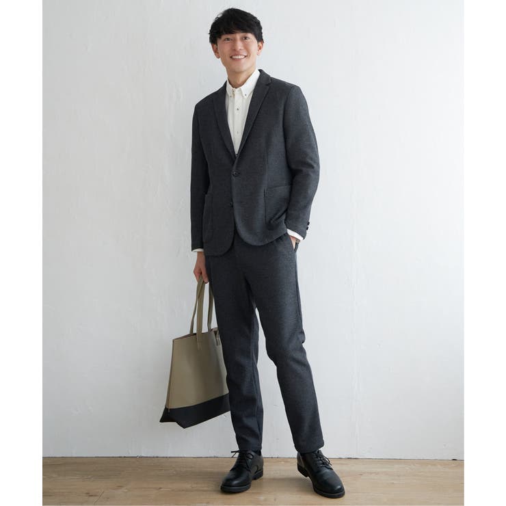 【セットアップ対応】GOKU楽ワークウールライクパンツ | ikka  | 詳細画像3 